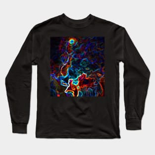 Black Panther Art - Glowing Edges 451 Long Sleeve T-Shirt